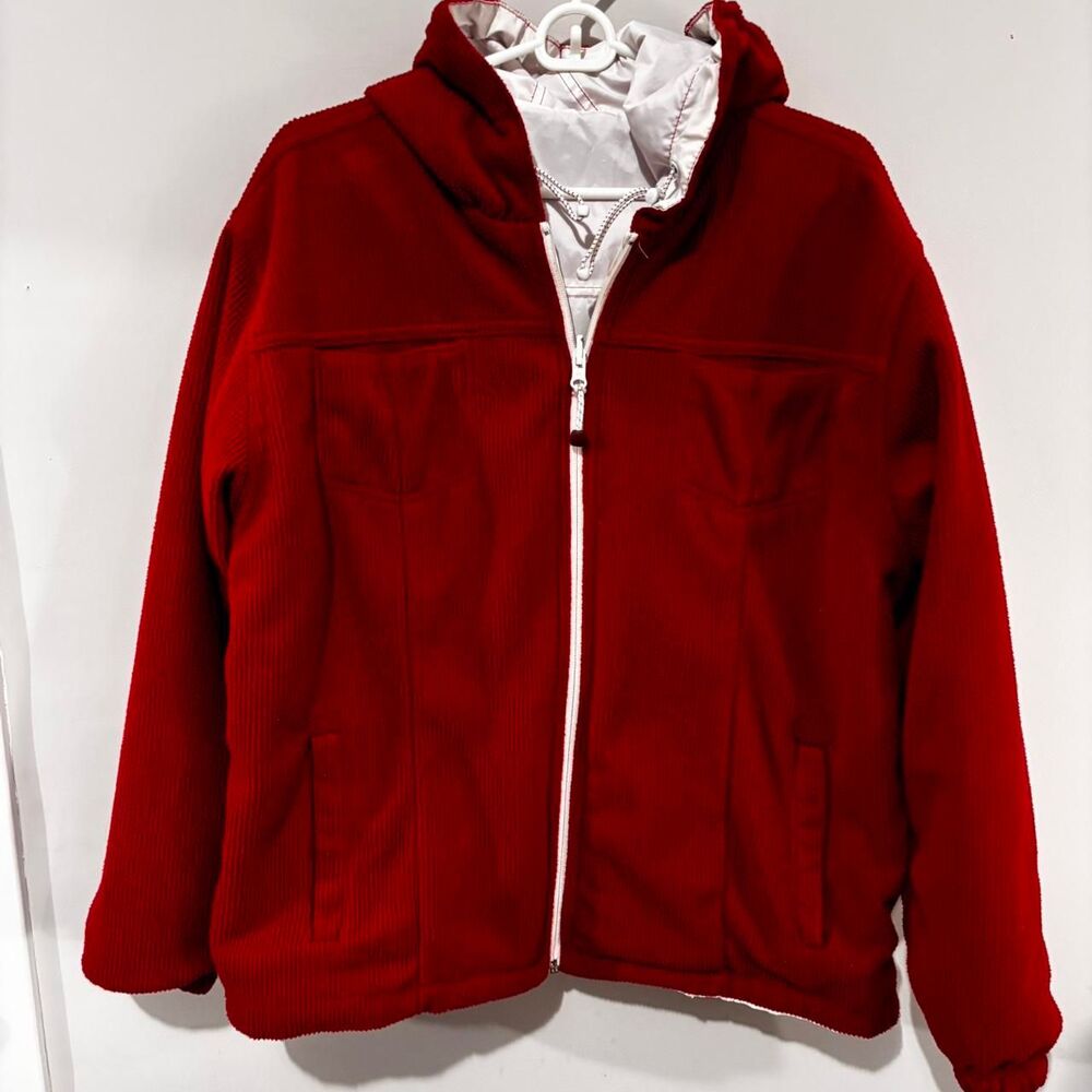 Unbranded Women's Red and Burgundy Jacket